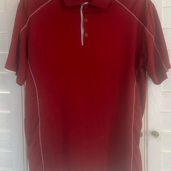 Excellent Men’s Nike DRi-FIT Golf Tour Performance Polo in Red - Large - Picture 5 of 7